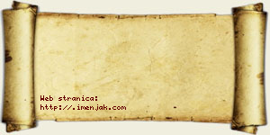 Tina Ćušić vizit kartica